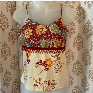 Billabong beaded summer camisole top L